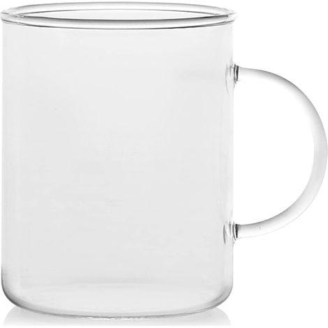 H&h set 6 mug in vetro borosilicato cl 40