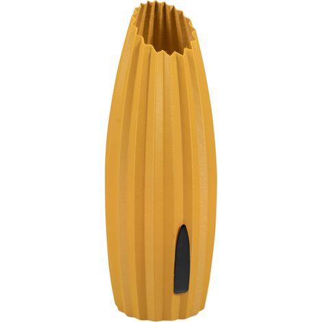 Lampe De Table Nadine Moutarde En Métal Et Plastique Végétal, Ampoule G9 10W, Variateur Tactile, Ip20, Hauteur 30 Cm. Design Moderne Et Durable. (1/3)