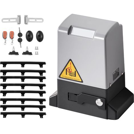 Ouvre-porte automatique 400W pour portes jusqu'à 25m et 1000kg, moteur à crémaillère nylon avec capteur infrarouge et 2 (1/5)