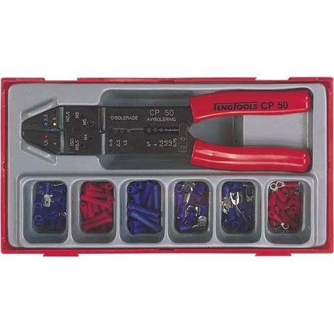 Juego de alicate de terminales, 121 piezas  Tengtools TTCP121