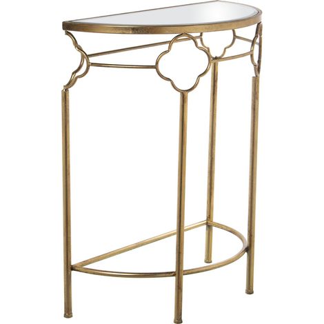 Console dorée élégante pour sublimer votre entrée - Or vieilli élégant (1/4)