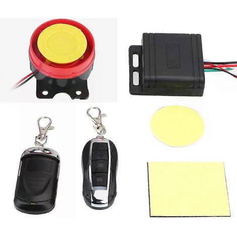 Sistema de alarma de seguridad con llave de control remoto, alarma inteligente antirrobo para motocicletas y bicicletas. (1/5)