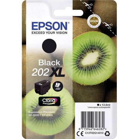 Epson Kiwi 202XL cartouche d'encre 1 pièce(s) Original Rendement élevé (XL) Noir (1/2)