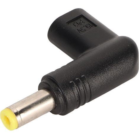 Der PD-Simulator aktiviert einen um 90 Grad abgewinkelten USB-C-zu-DC-Wandler, der für das Laden an der Wand geeignet ist, mit Typ-C-Ladegeräten kompatibel ist und eine Spannungswandlung unterstützt.