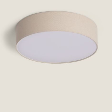 Plafoniera Circolare in Tessuto Ø500 mm Ranje Beige (1/5)