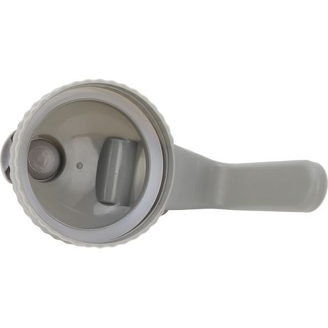 Porte-gobelet de bureau avec pince, gain de place, grand format, multifonctionnel, pour tasse et bouteille (gris) (1/5)