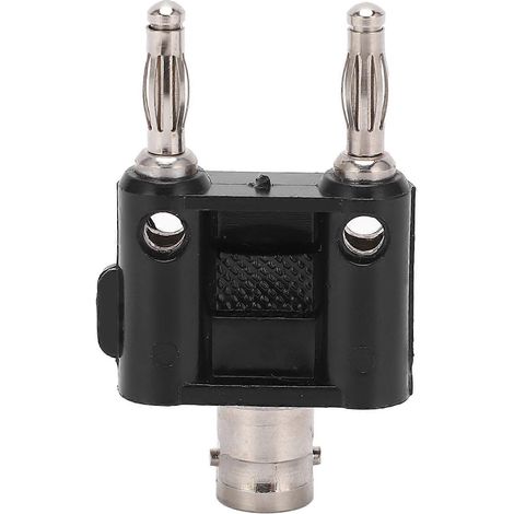 Adaptateur de connecteur BNC femelle vers fiche banane, accessoire de test pour oscilloscope (1/2)