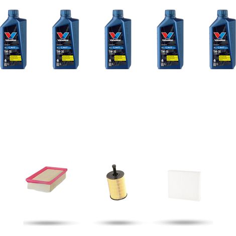 Kit tagliando 3 FILTRI e 5L OLIO compatibile con Seat Exeo 1.6 (3R5,3R2) 2.0 TDI 105kw dal 2009 (1/5)