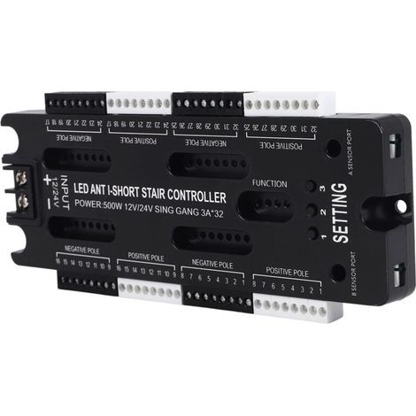Contrôleur d'éclairage LED flexible à 32 canaux pour escaliers (1/4)