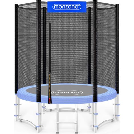 Filet de sécurité trampoline Ø183 cm 6 barres, hauteur 160 cm, résistant UV (1/5)