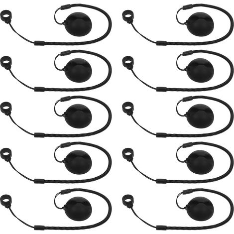 stylos de comptoir 10 pièces base avec cordon pour stylos
