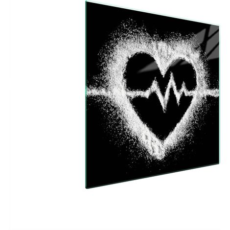 GLASSCHUTZPLATTE FÜR HERD 50x52 HERZ (1/5)