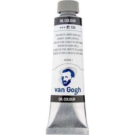 Peinture à l'huile - Blanc de zinc - 104 - A l'huile de carthame - Van Gogh - 40ml