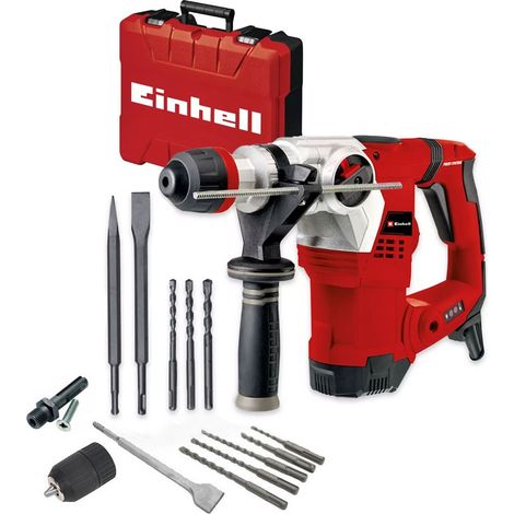 Einhell TE-RH 32 Rotary Hammer Drill 1250W 240V 4 Mode + Case + 8 Bits + Chuck (1/5)