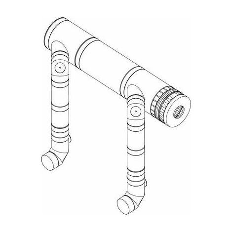 Buderus Grundbausatz Kaskade GB402,DN500 2xGB402,Sammler DN500, Edelstahl, - 7736613115 von Buderus