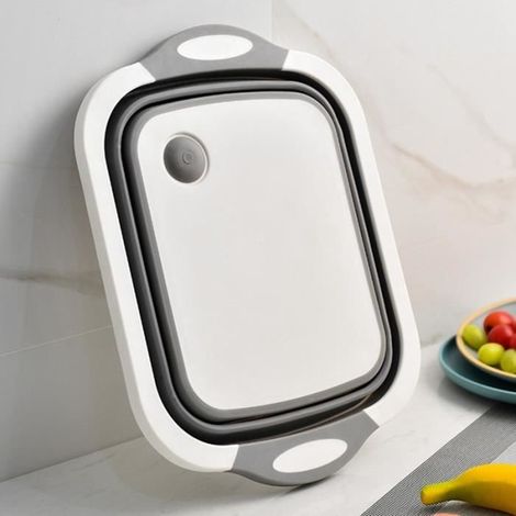 Planche à découper,Planches à découper pour aliments, Gadgets de cuisine, blocs à découper pliants, Gadgets de cuisine - Type WHITE (1/4)