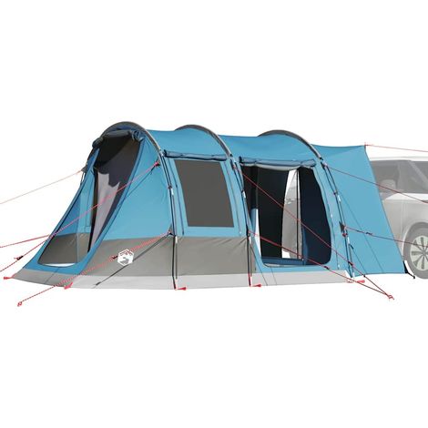 vidaXL Tienda de campaña de coche para 2 personas impermeable azul (1/5)