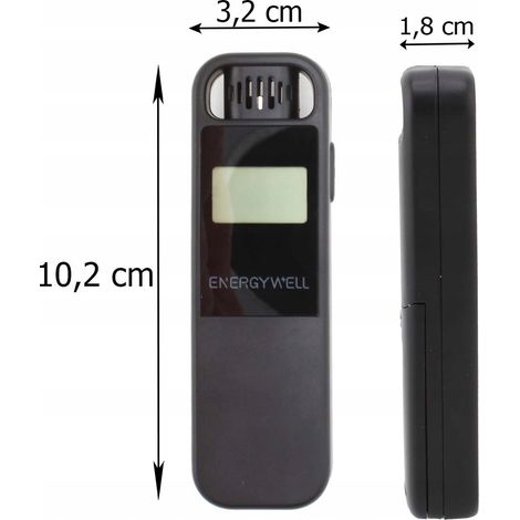 Etilometro professionale senza boccaglio, tester elettronico LCD per la verifica dello stato di ebbrezza. (1/5)