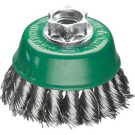 MILWAUKEE SZCZOTKA DRUCIANA GARNKOWA M14 65x18 STAL NIERDZEWNA WIĄZANA 0.5-1szt.