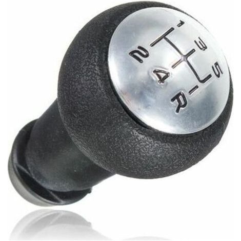 Pomo de palanca de cambios ABS negro para Peugeot 106 206 306 406 107 207 307 407 – Fácil instalación directa – Longitud 9 cm (1/3)