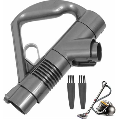 Poignée de remplacement pour aspirateurs Dyson DC19 DC23 DC26 DC29 DC32 DC36 DC37 (gris/titane) (1/2)