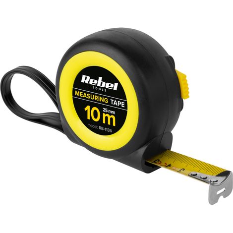 Ruban à mesurer en acier Rebel 10 m 25 mm (1/3)