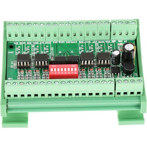 8-Kanal NPN/PNP zu NPN 5V/24V, 10 MHz Rechtecksignal-Pegelwandlungsmodul (1/5)
