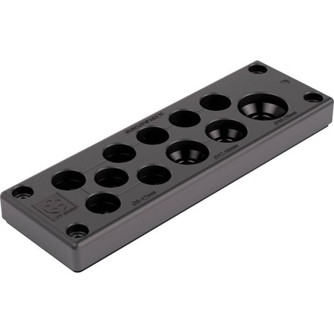 Plaque passe-câbles multiple LAPP SKINTOP® MULTI Version 4 52220085 Ø max. des bornes 20 mm Polycarbonate 1 pc(s) (1/3)