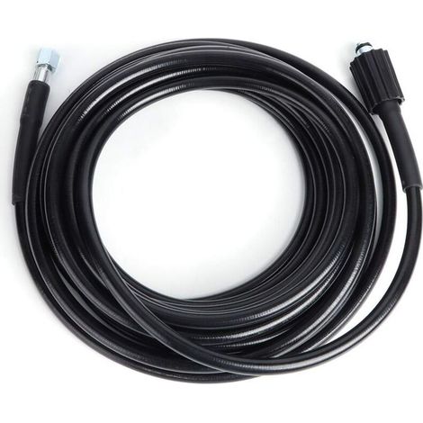 Tuyau pour Nettoyeur Haute Pression, Tuyau de Nettoyage à Filetage M14xM22 10 m, Garage Industriel pour Entreprise de Nettoyage de Voiture (1/5)