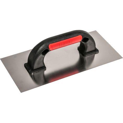 Glättkelle Strend Pro Premium, EXC RED-Black, U-Kunststoffgriff, 270x130 mm, gerade, 0,7 mm, Edelstahl (1/2)