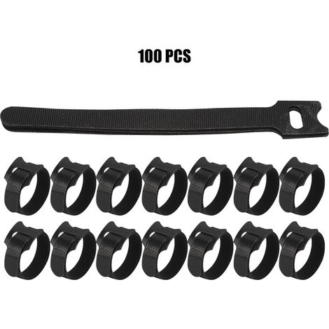 100 pièces Attaches Câbles Réglables pour Téléphone, Souris, Écouteurs - Organisateur et Protection des Fils (1/5)