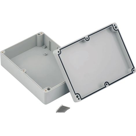 Robustes, hermetisches Gehäuse n/t 177x126x56mm IP67 PHP-74 grau 62,74