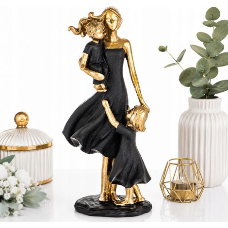 Statuetta decorativa di una madre con bambini per la festa della mamma, un regalo per la mamma (1/5)