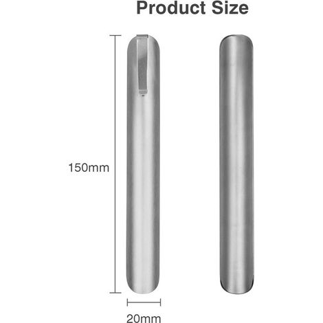Recolector de migas de mesa de aluminio de 2 piezas, accesorio de limpieza para manteles, raspador de alimentos, raspador de migas de pan, removedor de migas de mesa (1/4)