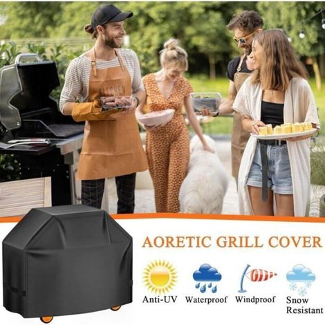 Grillabdeckung für den Außenbereich, Grillrostabdeckung, Grillschutzabdeckung, wetterfeste Grillabdeckung (1/3)