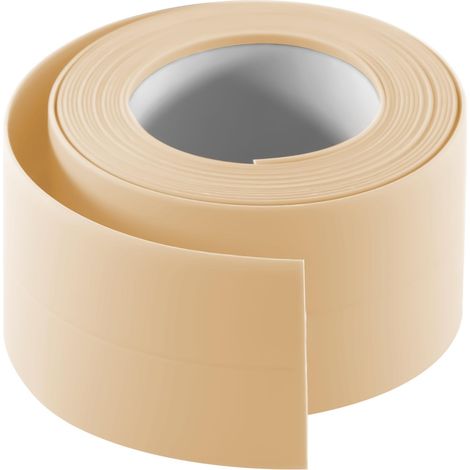 Bande d'étanchéité en PVC, bande d'étanchéité autocollante en PVC imperméable, cuisinières, éviers, salles de bains, baignoires, bords d'angle de sol. (1/5)