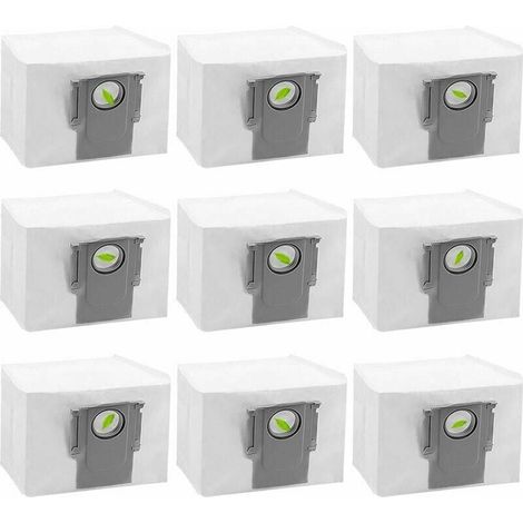 9 Sac à poussière, fibre non tissée 3 plis, capacité 2,5L, fermeture adhésive, pour aspirateur robot S7 Q5 Q7 (1/5)