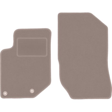 Tapis avant beiges pour Peugeot 208 II berline (2019-) (1/5)