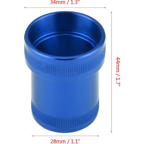 Couvercle de soupape solénoïde de modification automobile, couvercle de soupape solénoïde de moteur série Honda BDH (bleu) (1/5)