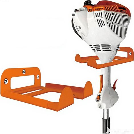 Support mural 2 pièces pour tondeuse à gazon, support de rangement robuste pour outils de jardin, organisateur de Garage efficace pour tondeuse et outils