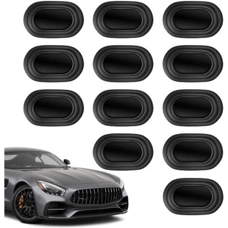 BUNTHAUS Amortisseur de chocs pour portière de voiture Coussinets de protection en silicone anti-collision Butée de claquement Protection de pare-chocs pour la conduite quotidienne, le stationnemen