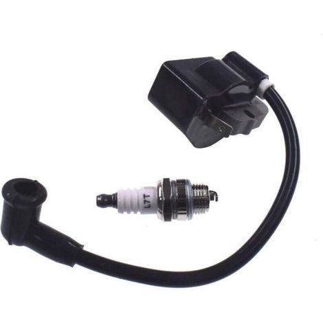Kit de bobine d'allumage et bougie – pour STIHL FS38 FS45 FS55 KM55 – Compatible 4140 400 1308 – pour tondeuse et entretien moteur (1/4)