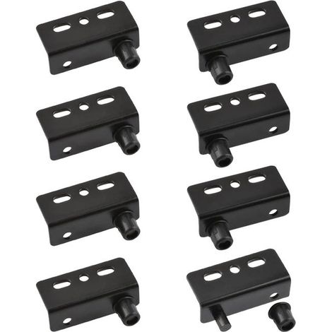 royaluxe - Lot de 4 charnières pivotantes en acier inoxydable avec arbre dissimulé, porte d'armoire en bois avec goupille pour porte en bois à pivotement libre (1/5)