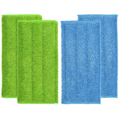 4 Pièces Lingette pour Swiffer Wetjet, 30 X 15 CM pour Swiffer Wetjet Microfibre Lavable, Reutilisable pour Swiffer Wetjet Recharge (1/4)