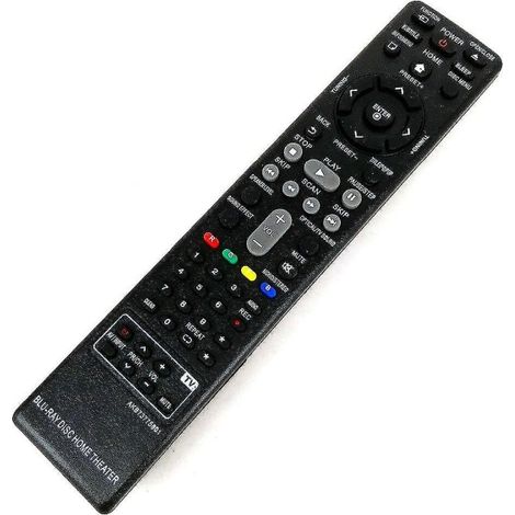 Télécommande de remplacement pour lecteur Blu-ray et système home cinéma, commande infrarouge pratique pour contrôler les fonctions audio et vidéo à distance (1/4)