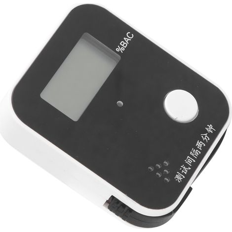 JCW-010 Atemalkoholtester, tragbar, OTG-Stecker, Weinalkoholdetektor, Analysator, Schwarz (1/5)