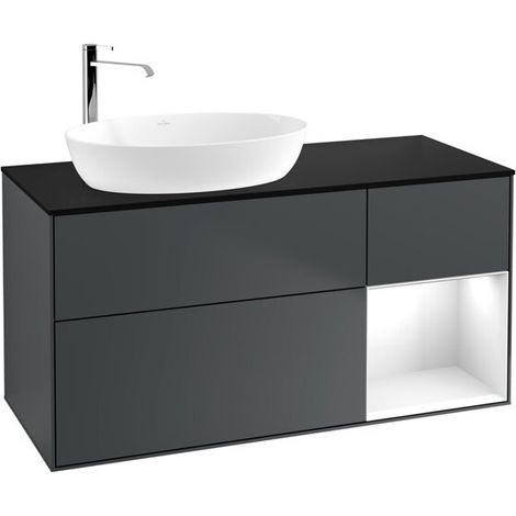 Villeroy & Boch G932GFHG Armoire sous lavabo Finion G93 (1/2)