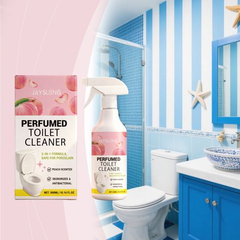 Duftender WC-Reiniger – Entfernt hartnäckige Flecken und Kalk, desodoriert, duftender Schaumreiniger – 300 ml -- DTEKGAZ (1/5)