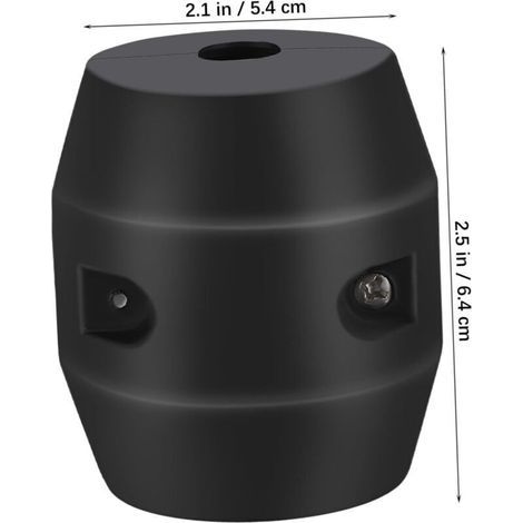 Schwarze Gegengewichte für ausziehbare Küchenarmaturschläuche, einfache Montage, wasserdichtes Material, kompatibel mit den meisten Schläuchen, erhöhte Haltbarkeit. (1/4)