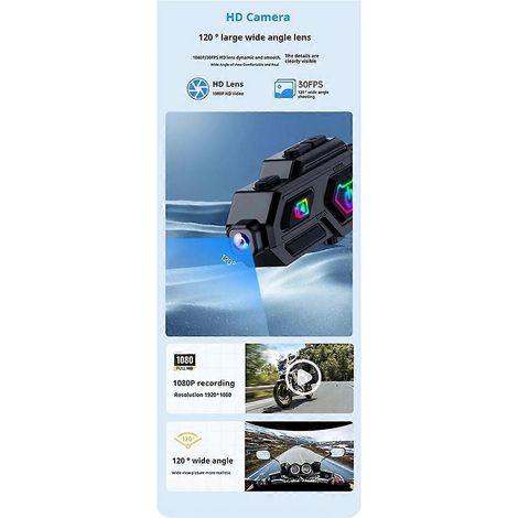 Wasserdichte 4K HD Motorradhelmkamera Modell C